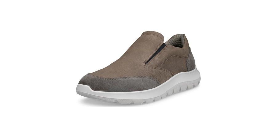 Ecco City Stride Slip-On Dark Clay - Herenschoenen