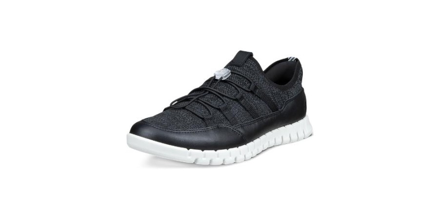 Ecco Gruuv Lite W Black/Magnet - Damesschoenen