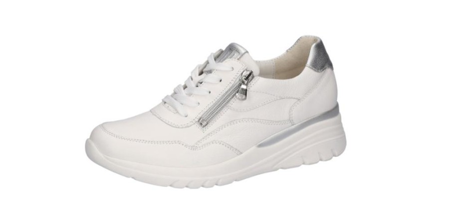 Waldläufer Carla 663 Weiss Silber - Damesschoenen