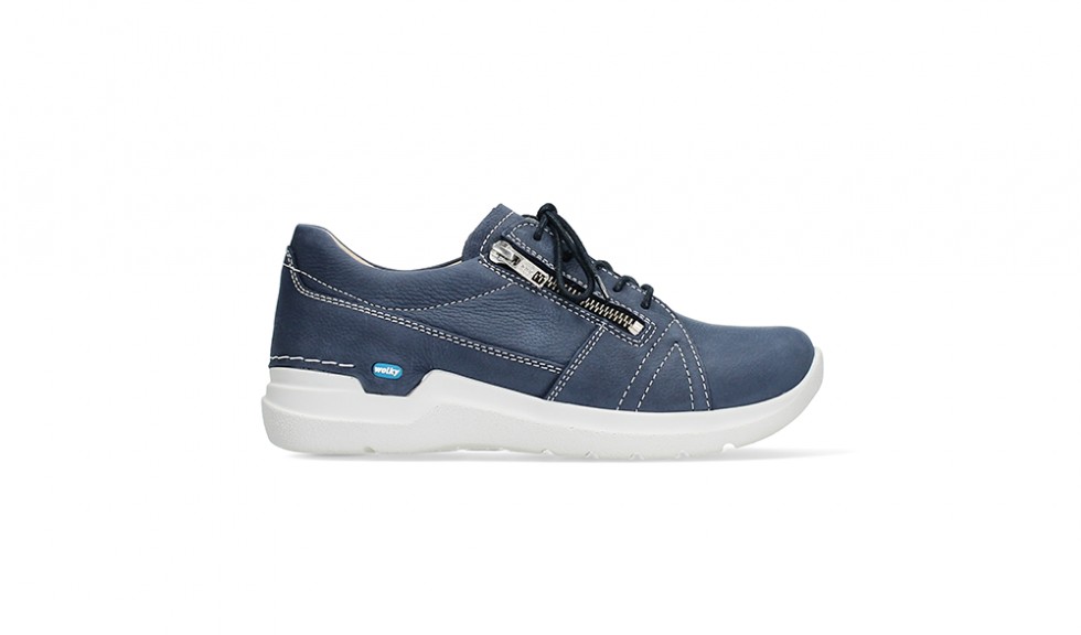 Wolky 5804 blauw Wolky E Walk veterschoen